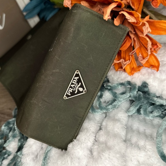 Prada Bifold Snap Nylon Wallet with Coin Pouch - Picture 2 of 11